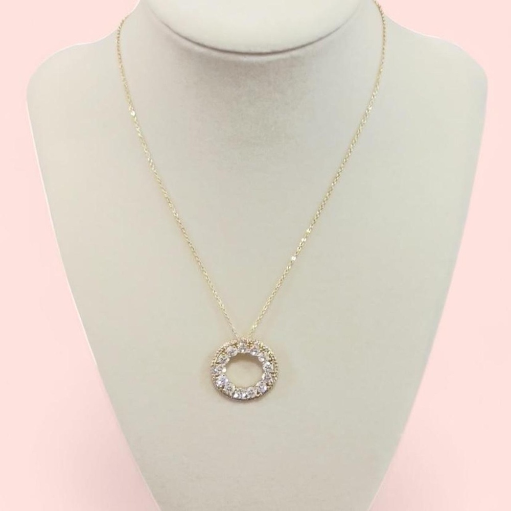 18K Gold Plated Circle of Life Pendant Necklace